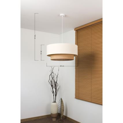 Brilagi - Lampa wisząca LED w stylu BOHO na lince 3xE27/15W/230V, śr. 60 cm