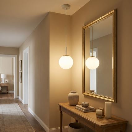 Brilagi - Lampa wisząca na lince 1xE27/60W/230V beżowa/złota