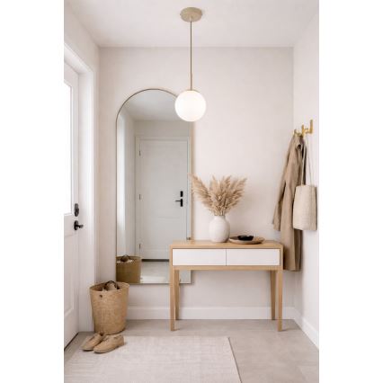 Brilagi - Lampa wisząca na lince 1xE27/60W/230V beżowa/złota