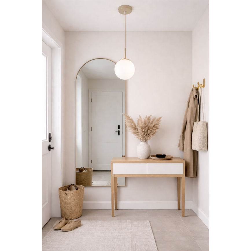 Brilagi - Lampa wisząca na lince 1xE27/60W/230V beżowa/złota