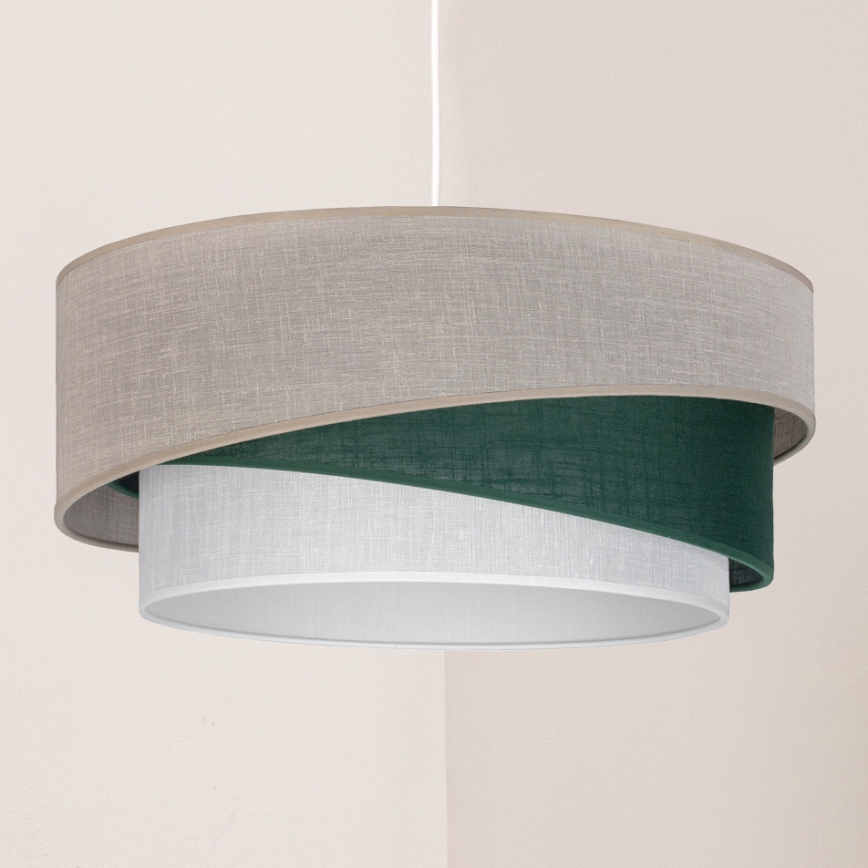 Brilagi - Lampa wisząca na lince ARROW 1xE27/60W/230V śr. 45 cm beżowa/zielona/biała