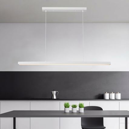 Brilagi - Lampa wisząca na lince AXIS LED/30W/230V 120 cm biała