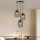 Brilagi - Lampa wisząca na lince BASKLITE 3xE27/15W/230V drewno kauczukowca/czarna