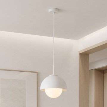 BRILAGI - Lampa wisząca na lince COSMO 1xE27/60W/230V śr. 18 cm biała