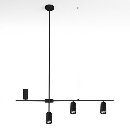 Brilagi - Lampa wisząca na lince CRANE 4xGU10/30W/230V czarna