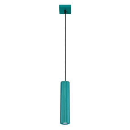 Brilagi - Lampa wisząca na lince CRESTO 1xGU10/10W/230V turkusowa