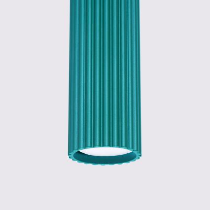 Brilagi - Lampa wisząca na lince CRESTO 1xGU10/10W/230V turkusowa