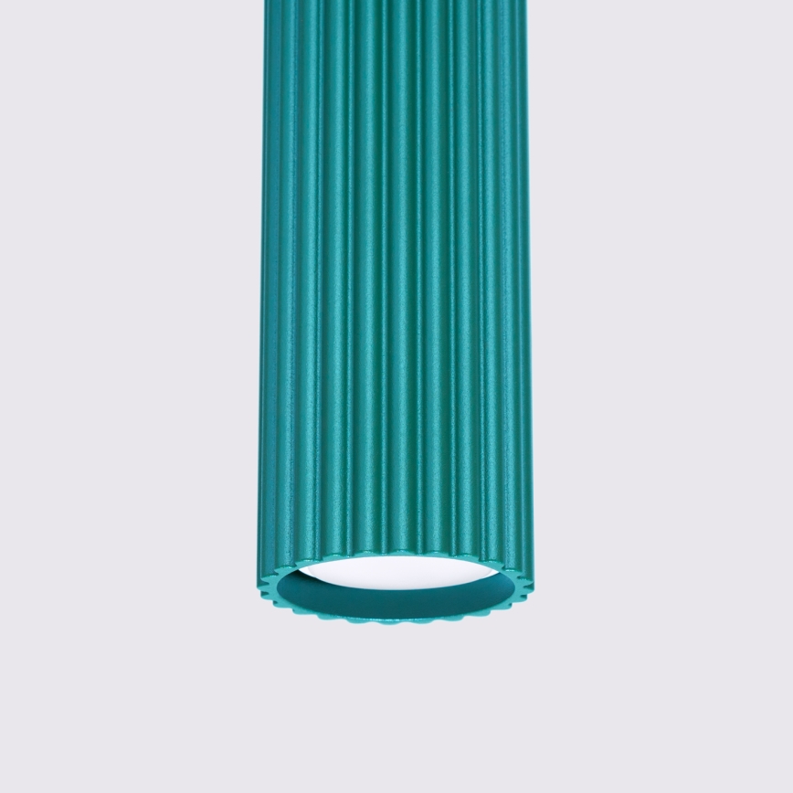 Brilagi - Lampa wisząca na lince CRESTO 1xGU10/10W/230V turkusowa