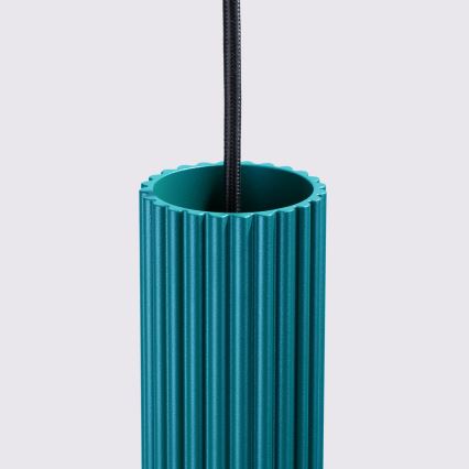 Brilagi - Lampa wisząca na lince CRESTO 1xGU10/10W/230V turkusowa