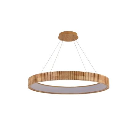 Brilagi - LED żyrandol na lince FALCON WOOD MODERN LED/60W/230V 3000/4000/6000K śr. 80 cm drewno