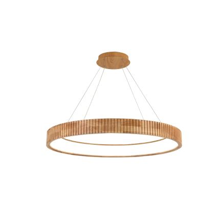 Brilagi - LED żyrandol na lince FALCON WOOD MODERN LED/60W/230V 3000/4000/6000K śr. 80 cm drewno