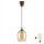 Brilagi - Lampa wisząca na lince LED RETRO GLASS 1xE27/60W/230V śr. 14 cm brązowa/przydymiona brązowa