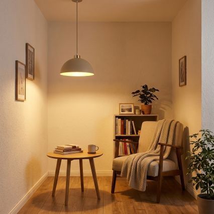 Brilagi - Lampa wisząca na lince MOON 1xE27/60W/230V śr. 30 cm beżowo-złota