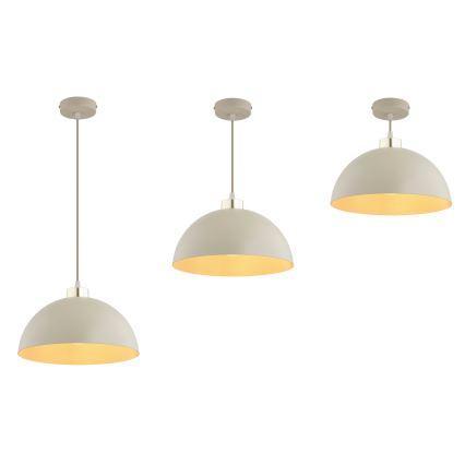 Brilagi - Lampa wisząca na lince MOON 1xE27/60W/230V śr. 30 cm beżowo-złota