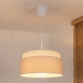 Brilagi - Lampa wisząca na lince PADOVA 1xE27/60W/230V Ø 40 cm kremowa