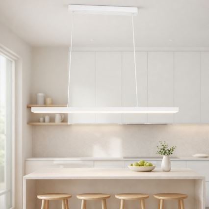 Brilagi - Lampa wisząca na lince PAXIS LED/30W/230V 120 cm biała