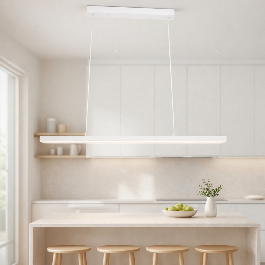 Brilagi - Lampa wisząca na lince PAXIS LED/30W/230V 120 cm biała
