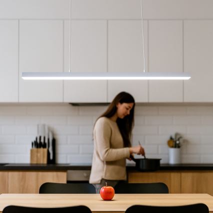 Brilagi - Lampa wisząca na lince PAXIS LED/30W/230V 120 cm biała