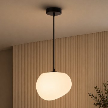 BRILAGI - Lampa wisząca na lince PEBBLES 1xE27/40W/230V śr. 20 cm czarna