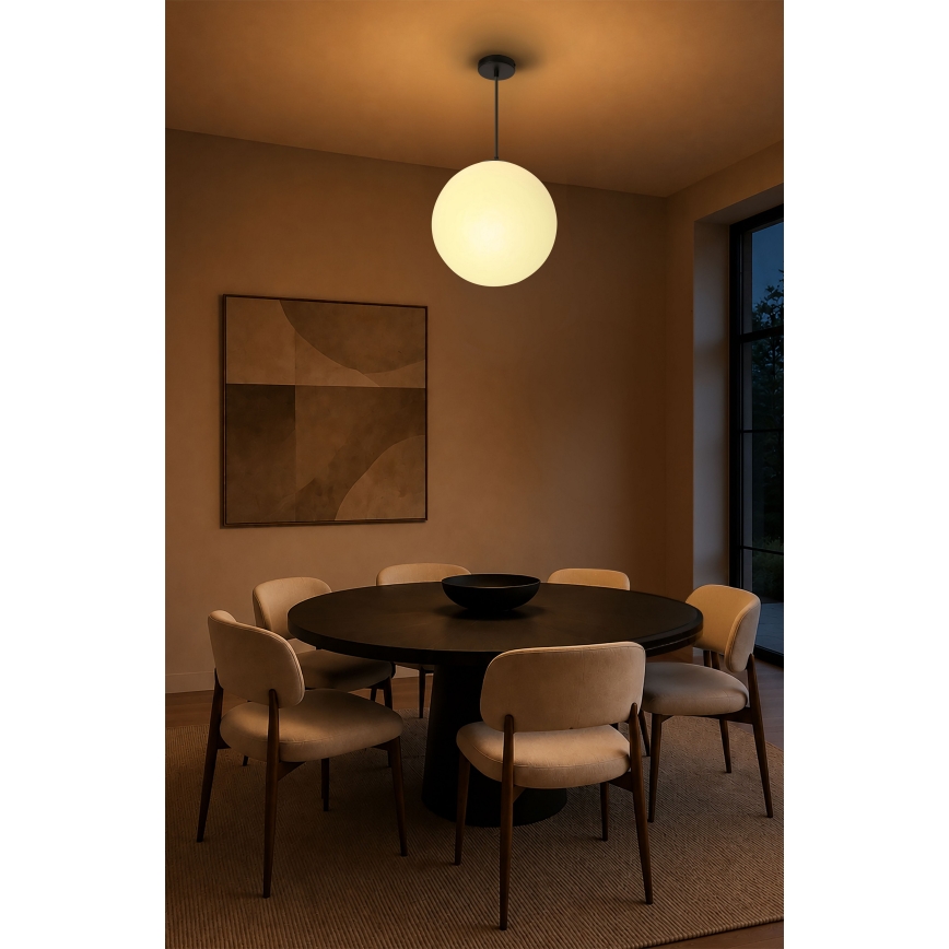 BRILAGI - Lampa wisząca na lince POLOS 1xE27/40W/230V śr. 30 cm czarna