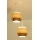 Brilagi - Lampa wisząca na lince RESNA 2xE27/60W/230V śr. 30 cm beżowy/czarny