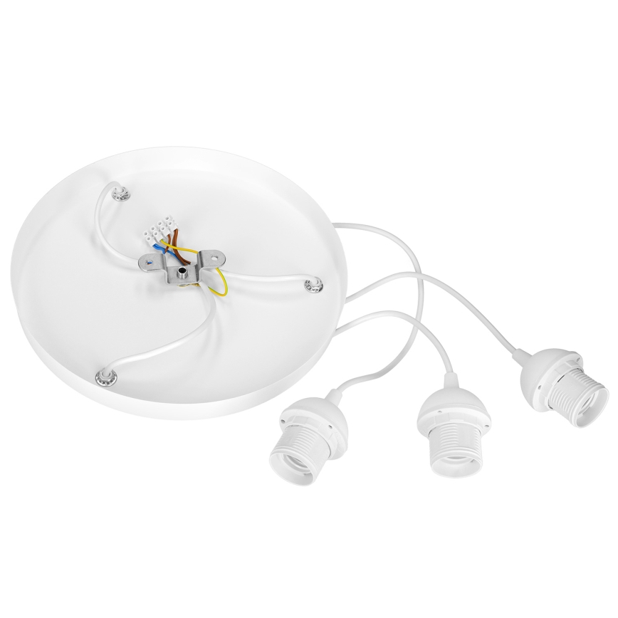 Brilagi - Lampa wisząca na lince RESNA 3xE27/60W/230V śr. 45 cm beżowy