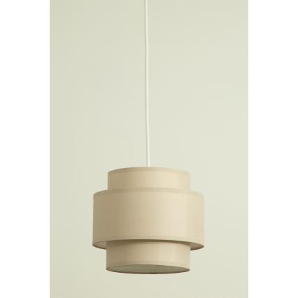 Brilagi - Lampa wisząca na lince RESNA 3xE27/60W/230V śr. 45 cm beżowy