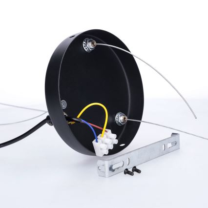 BRILAGI - Lampa wisząca na lince SELE 4xGU10/30W/230V czarna