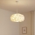 Brilagi - Lampa wisząca na lince SOLEAIR 1xE27/60W/230V śr. 45 cm biała