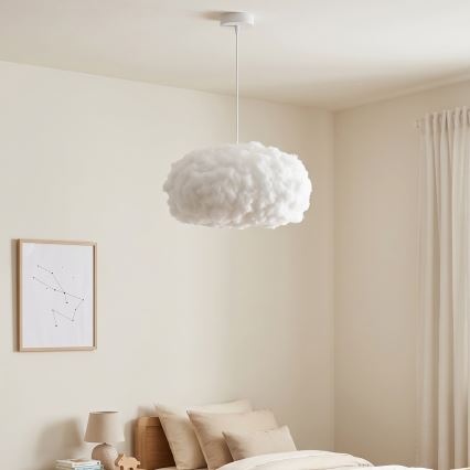 Brilagi - Lampa wisząca na lince SOLEAIR 1xE27/60W/230V śr. 45 cm biała