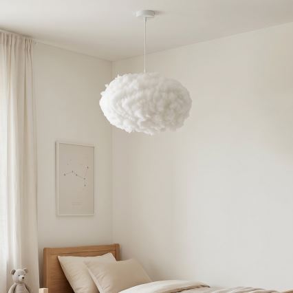 Brilagi - Lampa wisząca na lince SOLEAIR 2xE27/40W/230V Ø 60 cm biała