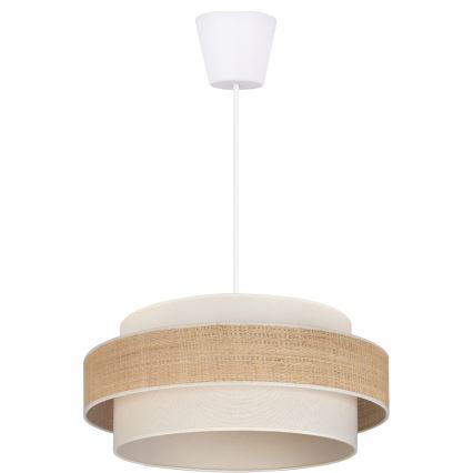 Brilagi - Lampa wisząca na lince SPACE 1xE27/60W/230V śr. 40 cm beżowa/kremowa