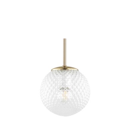 Brilagi - Lampa wisząca na lince STELLA 1xE27/60W/230V śr. 15 cm beżowy/złoty