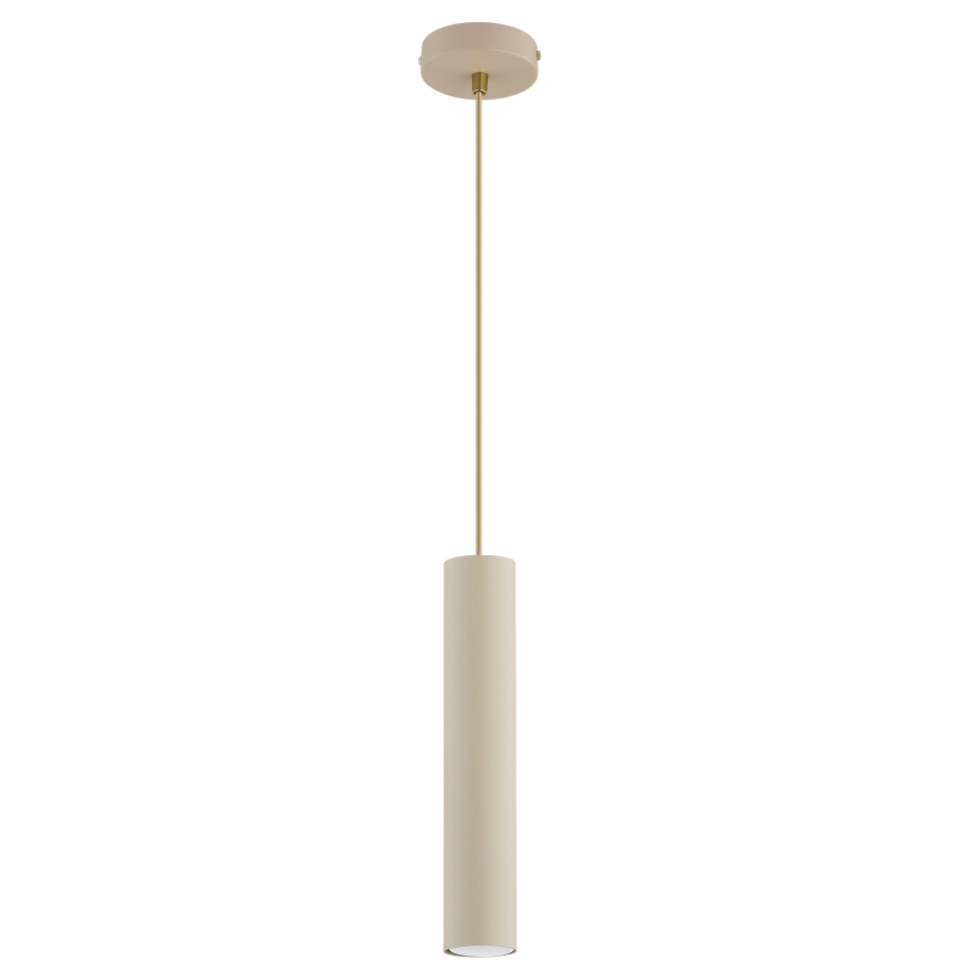 Brilagi - Lampa wisząca na lince TUBE 1xGU10/15W/230V beżowa/złota