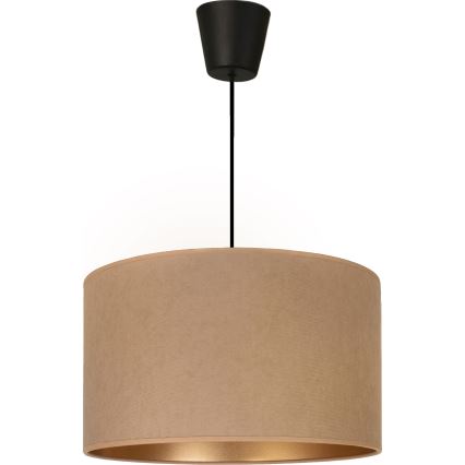 Brilagi - Lampa wisząca na lince VELVET 1xE27/60W/230V śr. 40 cm beżowa/złota
