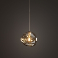 Brilagi - Lampa wisząca na lince VULCANO 1xG9/8W/230V średnica 15 cm beżowa/przydymiona beżowa