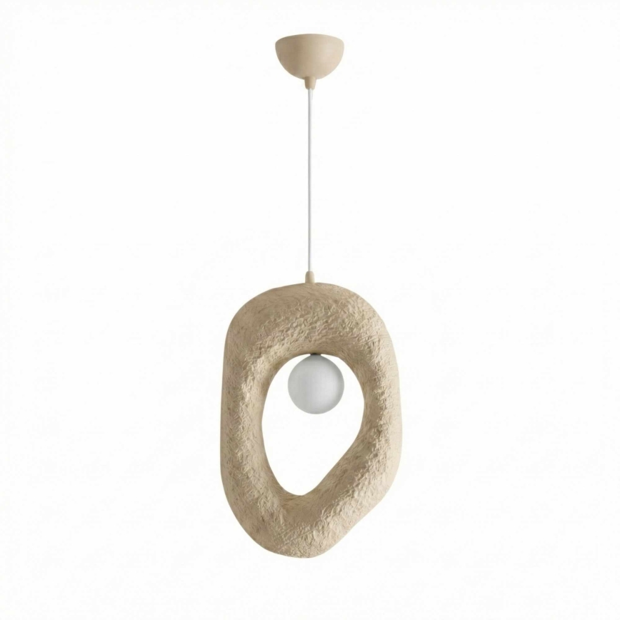 Brilagi - Lampa wisząca na lince WABI SABI 1xE27/40W/230V kremowa