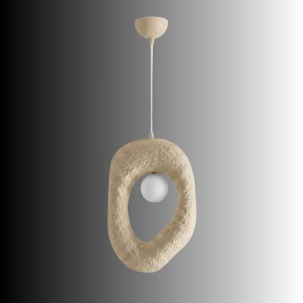 Brilagi - Lampa wisząca na lince WABI SABI 1xE27/40W/230V kremowa