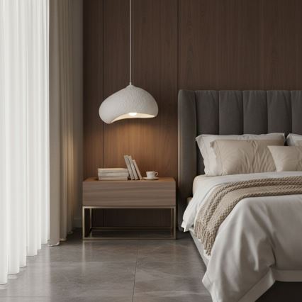 Brilagi - Lampa wisząca na lince WABI SABI 1xE27/40W/230V śr. 32 cm biała