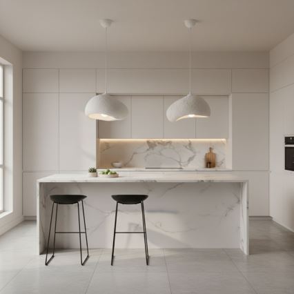 Brilagi - Lampa wisząca na lince WABI SABI 1xE27/40W/230V śr. 32 cm biała