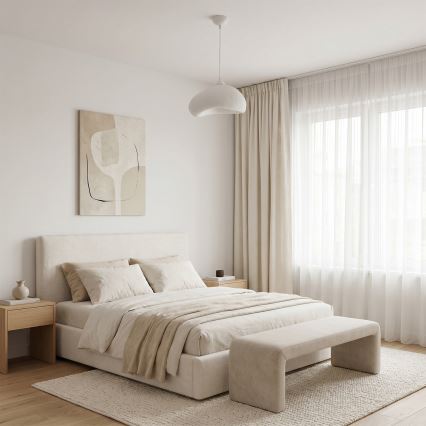 Brilagi - Lampa wisząca na lince WABI SABI 1xE27/40W/230V śr. 32 cm biała