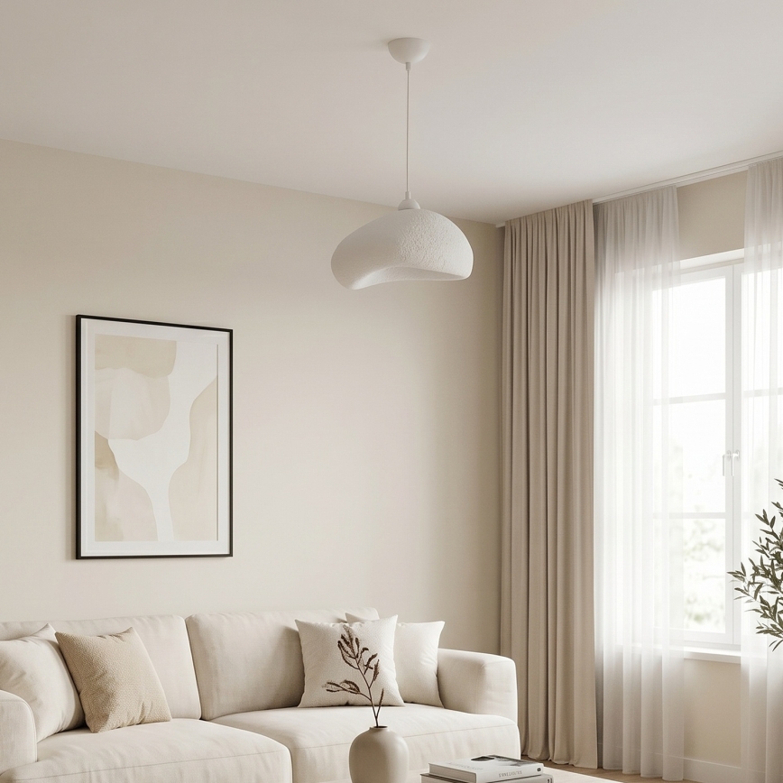 Brilagi - Lampa wisząca na lince WABI SABI 1xE27/40W/230V śr. 32 cm biała