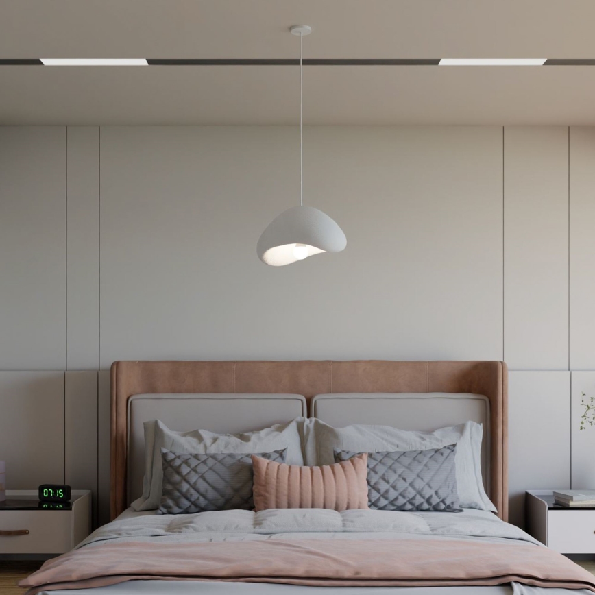 Brilagi - Lampa wisząca na lince WABI SABI 1xE27/40W/230V śr. 33 cm biała