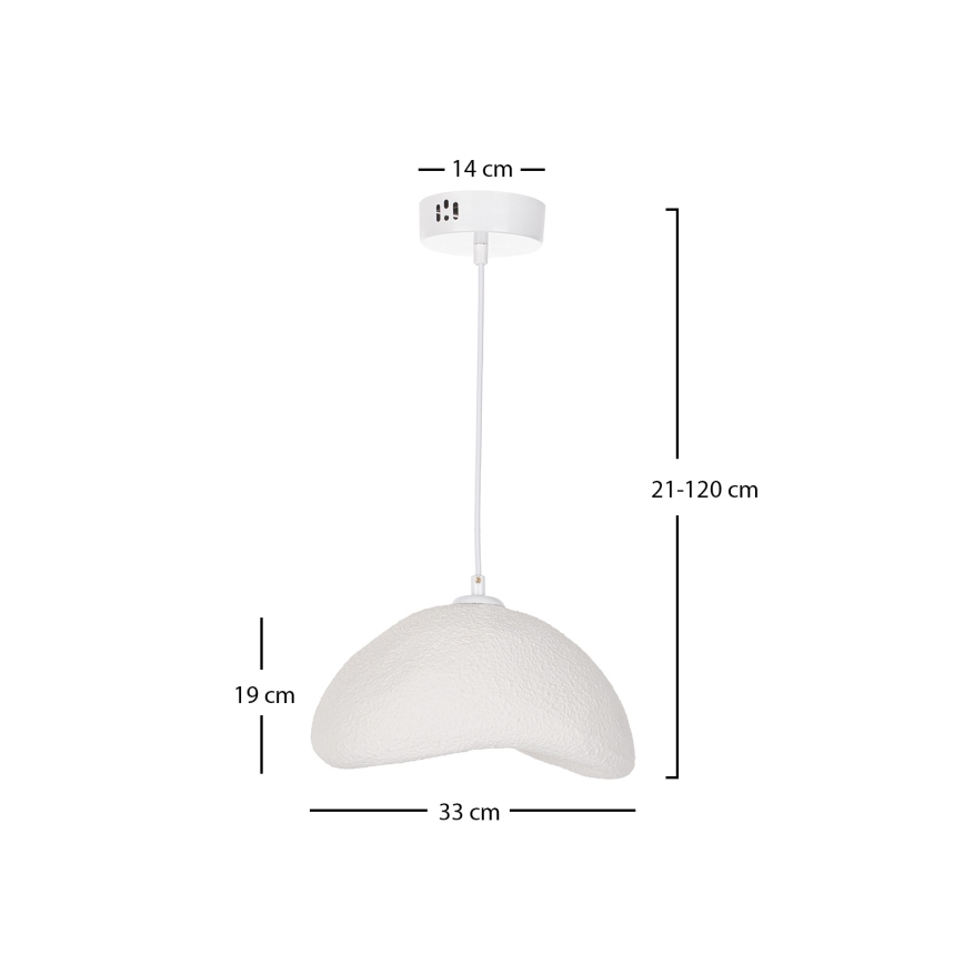 Brilagi - Lampa wisząca na lince WABI SABI 1xE27/40W/230V śr. 33 cm biała