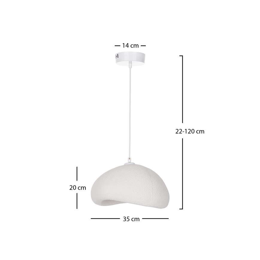 Brilagi - Lampa wisząca na lince WABI SABI 1xE27/40W/230V Ø 35 cm biała