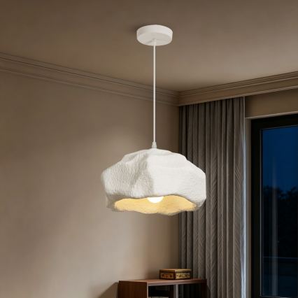 BRILAGI - Lampa wisząca na lince WABI SABI 1xE27/60W/230V śr. 30 cm biała