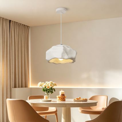 BRILAGI - Lampa wisząca na lince WABI SABI 1xE27/60W/230V śr. 30 cm biała