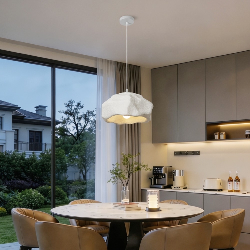 BRILAGI - Lampa wisząca na lince WABI SABI 1xE27/60W/230V śr. 30 cm biała