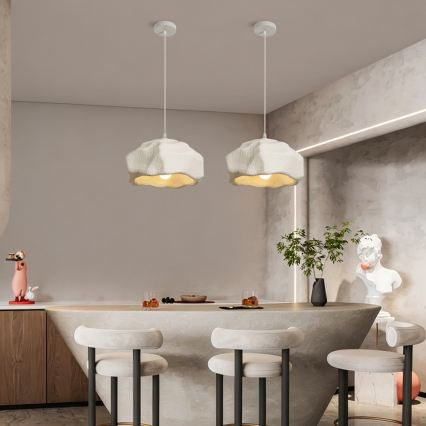 BRILAGI - Lampa wisząca na lince WABI SABI 1xE27/60W/230V śr. 30 cm biała