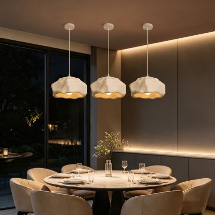 BRILAGI - Lampa wisząca na lince WABI SABI 1xE27/60W/230V śr. 30 cm biała